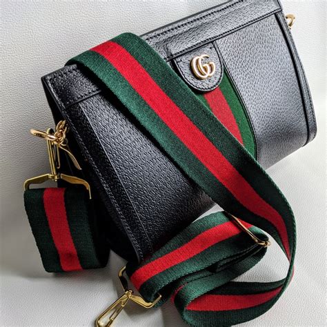 gucci bag with wide strap|genuine gucci bag strap.